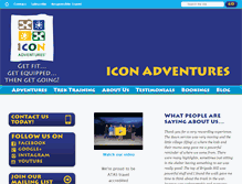 Tablet Screenshot of iconadventures.com.au